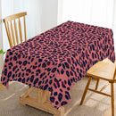 Leopard Print Color Block Table Runner by Axyaa for Indoor Outdoor Home Dining