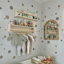 Axyaa Boho Polka Dots Kids Wall Stickers Removable Nursery Decals Bedroom Decor