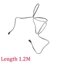 Axyaa 1.2M EL Wire Extender Cable for Neon Light Driver Connection