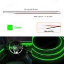 Axyaa LED Acrylic Strip: Cuttable, Flexible Decorative Car Interior Lamp