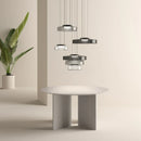 Axyaa Glass Pendant Light - Modern Minimalist LED Chandelier for Home, Restaurant, Bar