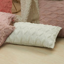 Axyaa White Plush 30x50 Rectangular Pillow Cover - Modern Soft Decor for Sofa & Living Room