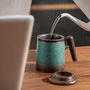 Axyaa Ceramic Tea Cup with Filter - Elegant Drinkware Gift