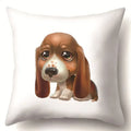 Axyaa Dog Puppy Print Pillow Cover Cushion - 45X45CM Home Decor