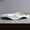 Axyaa Ceramic Dinner Set - Creative Irregular Shaped Tableware for Pasta, Soup, Snacks, Desserts