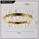 Axyaa Modern Crystal Chandelier Pendant Lights for Stylish Home Decor