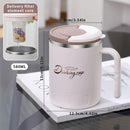 Axyaa Double Wall Insulated Stainless Steel Coffee Mug with Strainer