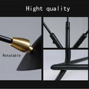 Axyaa Adjustable Arm Floor Lamp, Japanese Ceiling Light for Industrial Living Room