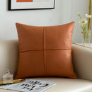 Axyaa Light Simulation Leather Thickened Throw Pillow