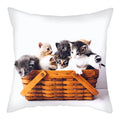 Axyaa Cat Dog Pet Polyester Pillow Cover Cushion Cover Home Sofa Decor 45x45cm