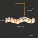 Axyaa Nordic White Cloud Glass LED Pendant Light Chandelier