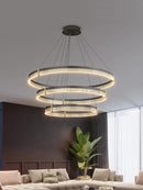 Axyaa Modern LED Chandelier Luxury Bedroom Lamp High-End Nordic Design