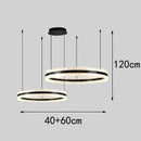 Axyaa Modern Indoor Dining Room Pendant Light Chandelier LED Ceiling Lamp