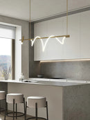 Axyaa Nordic Modern Chandelier Minimalist Dining Room Lighting Fixtures