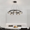 Axyaa Crystal Chandelier Pendant Light for Living Room and Bedroom