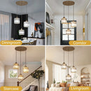 Axyaa Crystal Ceiling Lamp: Modern Nordic Chandelier for Home Hotel Decor