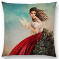 Axyaa Elegant Swan Moon Night Cushion Cover 45*45cm