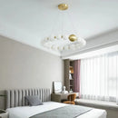 Axyaa Nordic Style Cream Pendant Light for Living Room & Bedroom