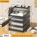 Axyaa 4-Tier Stackable Letter Tray & Pen Holder for Office Desk Organization