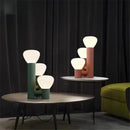 Axyaa Wrought Iron Glass Desk Lamp - Modern Hotel Bedroom Lighting
