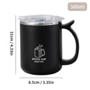 Axyaa Double Wall Insulated Stainless Steel Coffee Mug with Handle
