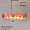 Axyaa French Antique Murano Glass Chandeliers - Elegant Bedroom Lamps for Upscale Restaurants