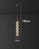 Axyaa Modern Living Room Chandeliers Indoor LED Ceiling Lamp Hanging Lights