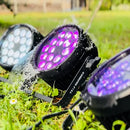 Axyaa LED Wash Par Light 18x12W IP65 Waterproof for Club Stage Concert