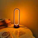 Axyaa LED Ring Lamp Three-color Dimming Night Light for Bedroom and Living Room