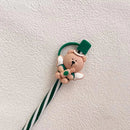 Axyaa Silicone Straw Cover Set with Brush and Plug Cap