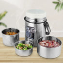Axyaa Vacuum Insulation Lunch Box - Three-layer Insulation, Large Capacity & Portable