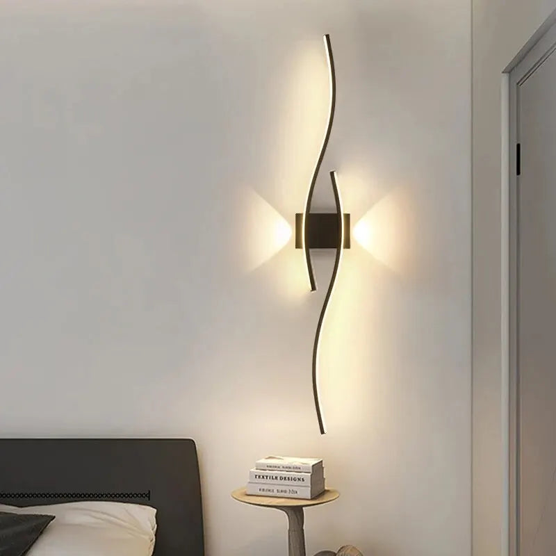 Axyaa Aluminum LED Wall Sconce for Modern Living Room Lighting