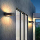 Axyaa AU60 Modern LED Wall Light Outdoor 12W Up/Down Black Grey