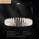 Axyaa Crystal Flower Chandelier - Minimalist Style for Living Room, Bedroom, and Hall
