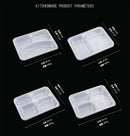 Axyaa Stainless Steel Divided Plate for Portion Control and Serving Snacks