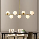Axyaa 7-Light Magic Bean Glass Chandelier for Home Decor