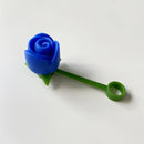 Axyaa Rose Silicone Straw Caps for 40oz Tumbler Cups - Kawaii Flower Topper