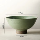 Axyaa Vintage Kiln Coarse Pottery Ramen Salad Dessert Bowl Set