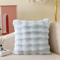 Axyaa Tuscany Faux Fur Pillow | Luxury Plush Sofa Cushion