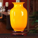 Axyaa Yellow Ceramic Vases: Elegant Home Crafts for Decoration, Office, Wedding Gifts