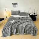 Axyaa Cozy Flannel Fleece Blanket, Luxurious Sofa Bed Cover, Soft & Warm Home Travel Essential
