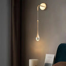 Axyaa Nordic Crystal Bedside Wall Lamp: Modern Luxury Lighting Fixtures