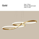 Axyaa LED Cord Pendant Chandelier Lighting - Nordic Style Bedroom Lamp, 48w Fixtures