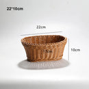 Axyaa Rattan Wicker Serving Baskets: 10 Styles for Bread, Fruit, Vegetables