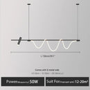 Axyaa Nordic Modern Chandelier Minimalist Dining Room Lighting Fixtures