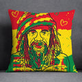 Axyaa Green Leaf Theme Pillowcase - Decorative Polyester Home Decoration 45*45cm