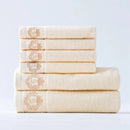 Axyaa Cotton Hotel Bath Towel Set - Skin-Friendly & Soft - Class B Eco-Friendly Fibers