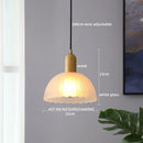 Axyaa Nordic Copper Wood LED Pendant Lamp - Modern Hanging Light Fixtures
