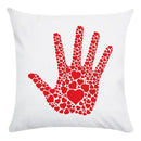 Axyaa Red Lips Pattern Pillowcase — Colorful Home Decor