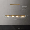 Axyaa Gold Pendant Lights - Glass Art Collection with Dimmable LED